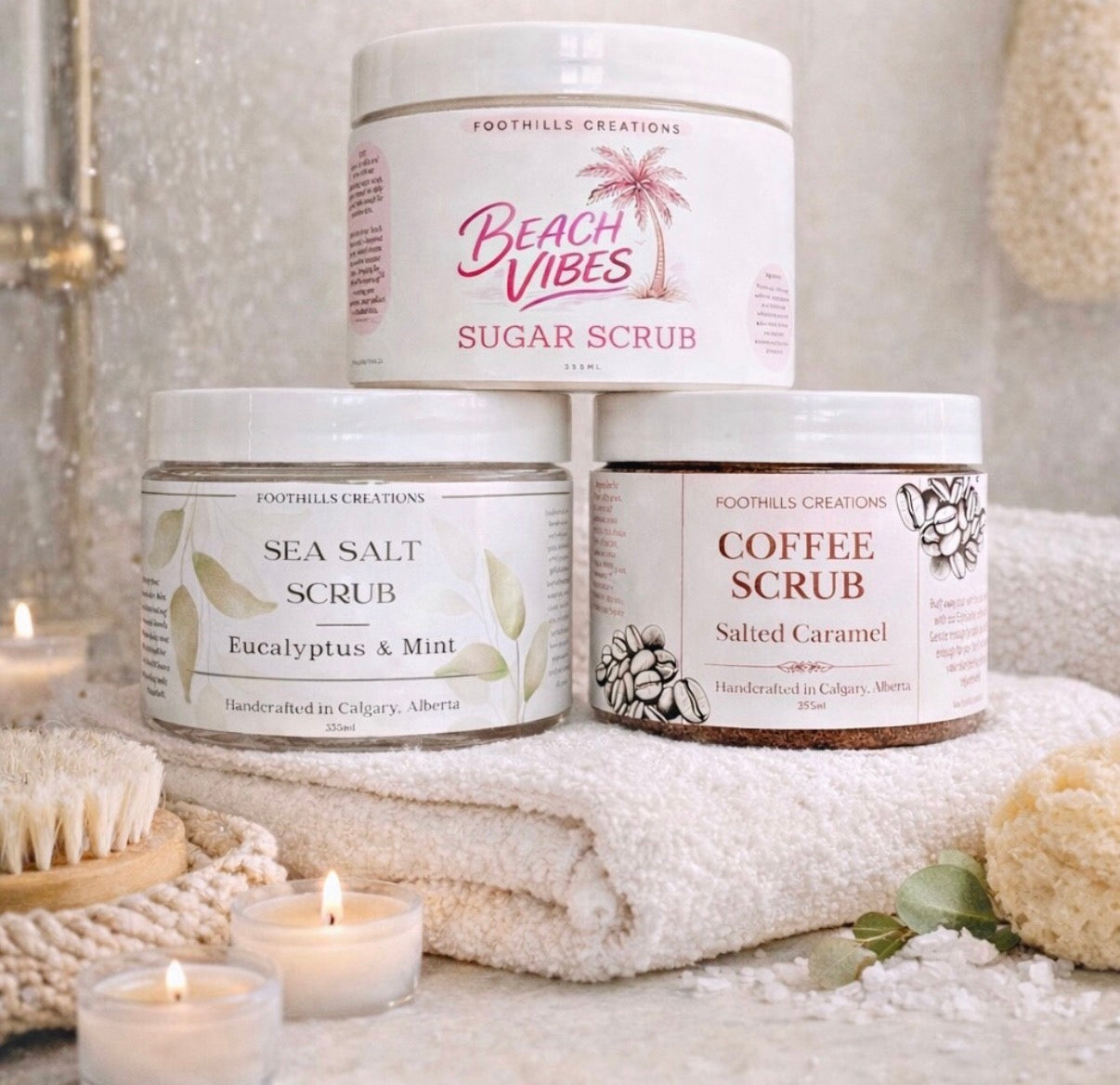 Foaming Body Scrubs