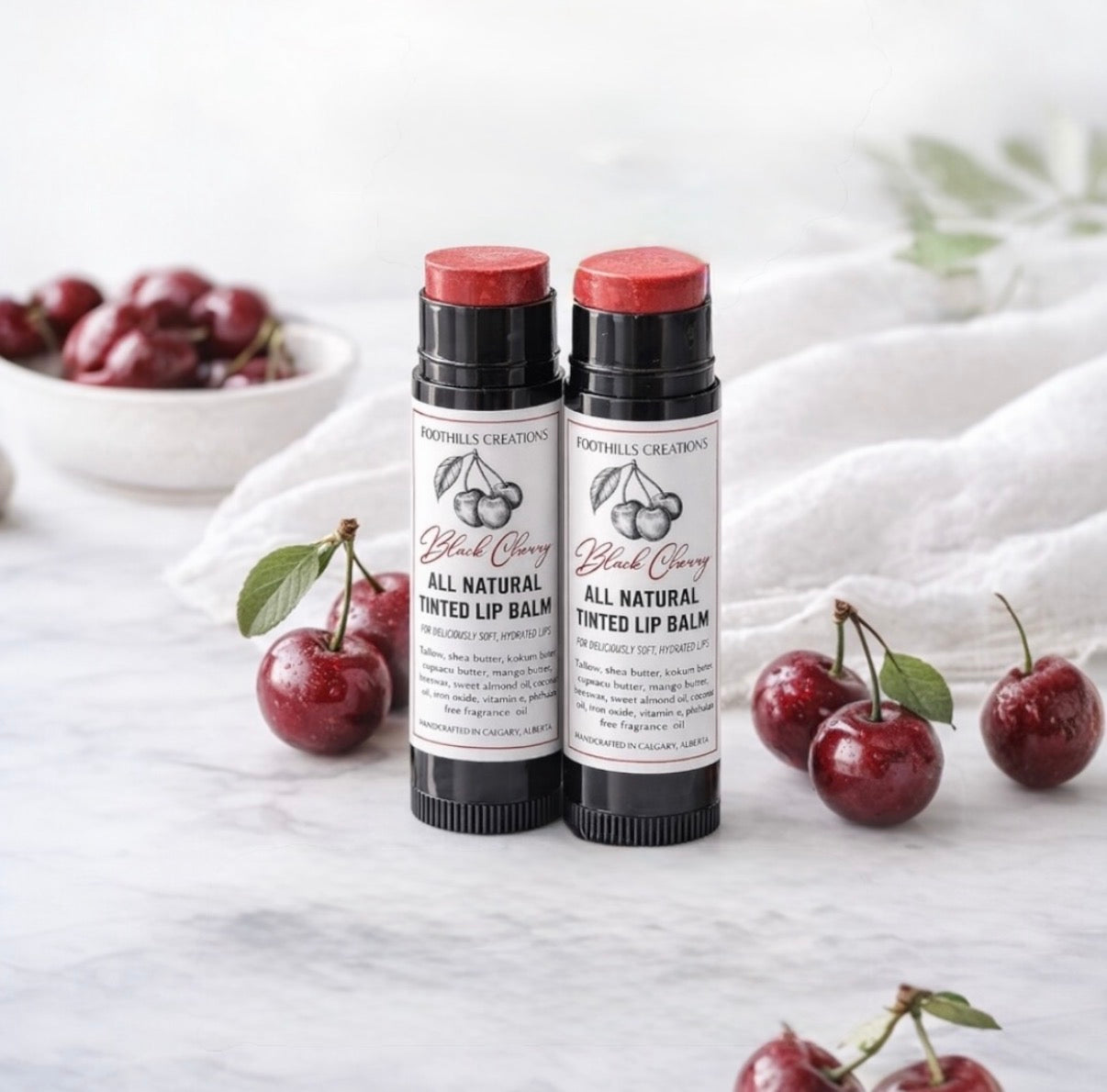 Black Cherry Tinted Lip Balm